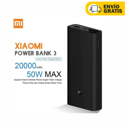 Xiaomi Mi Power Bank 20000mAh 50W: nueva batería externa potente